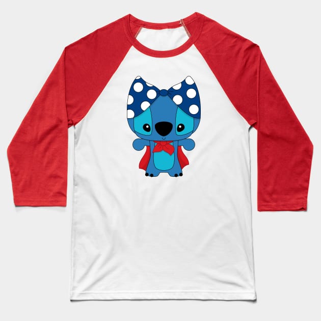 Mr Super Stitch Baseball T-Shirt by gravelskies